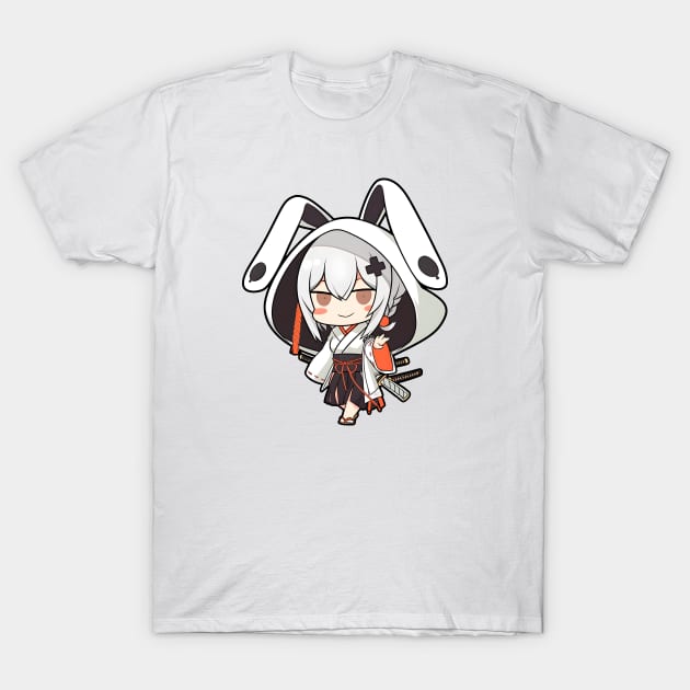 Ninja Bunny T-Shirt by H3ll Studio